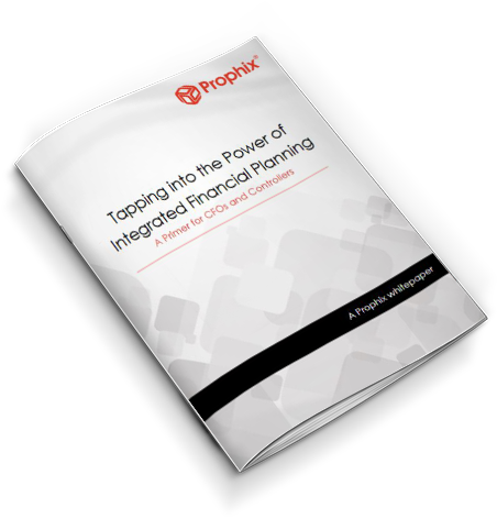 Prophix White paper Tapping into the Power of Integrated Financial Planning
